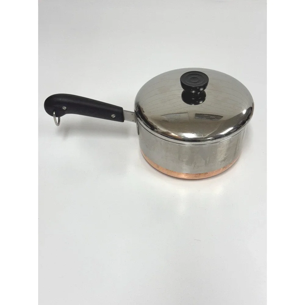 Vintage Revere Ware Copper Bottom 2 Quart Pot